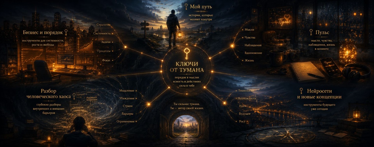 Роман Пестряков. Ключи от тумана.