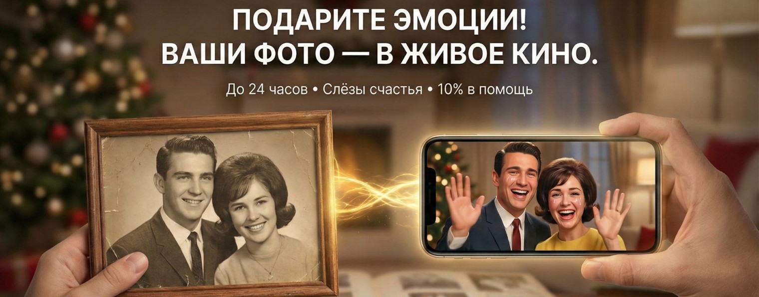 Оживление старых фотографий / Видео из фото