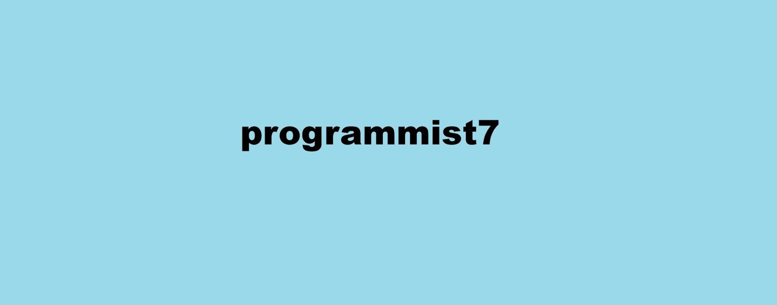 Programmist7
