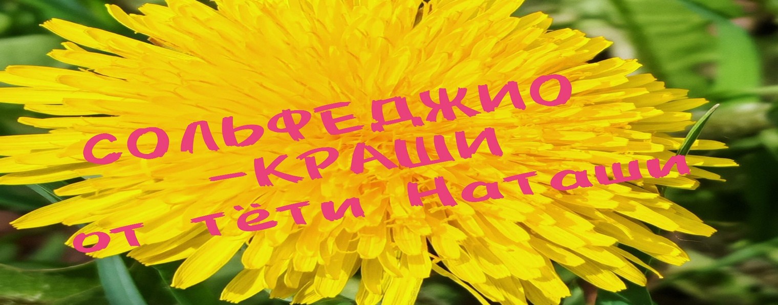 Сольфеджио-краши от тёти Наташи