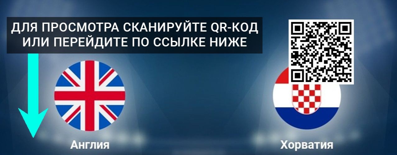 Англия - Хорватия Прямой эфир смотреть онлайн 2026