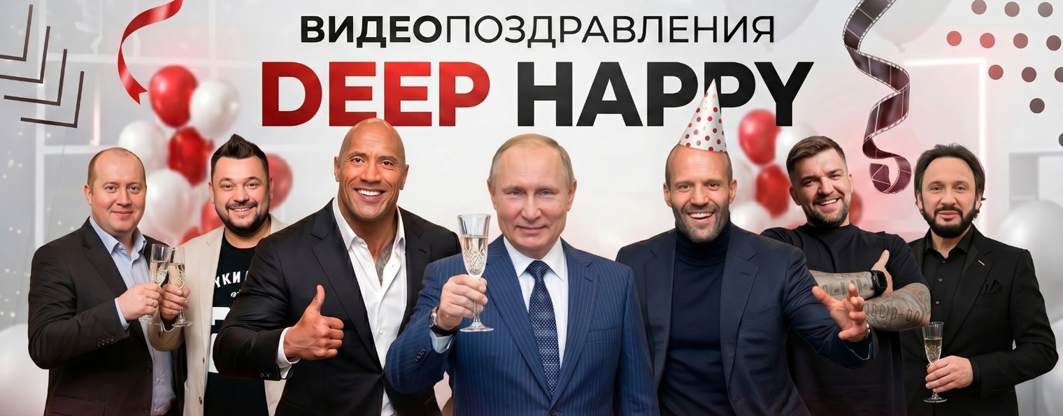 Видео поздравления от Звёзд - Deep Happy