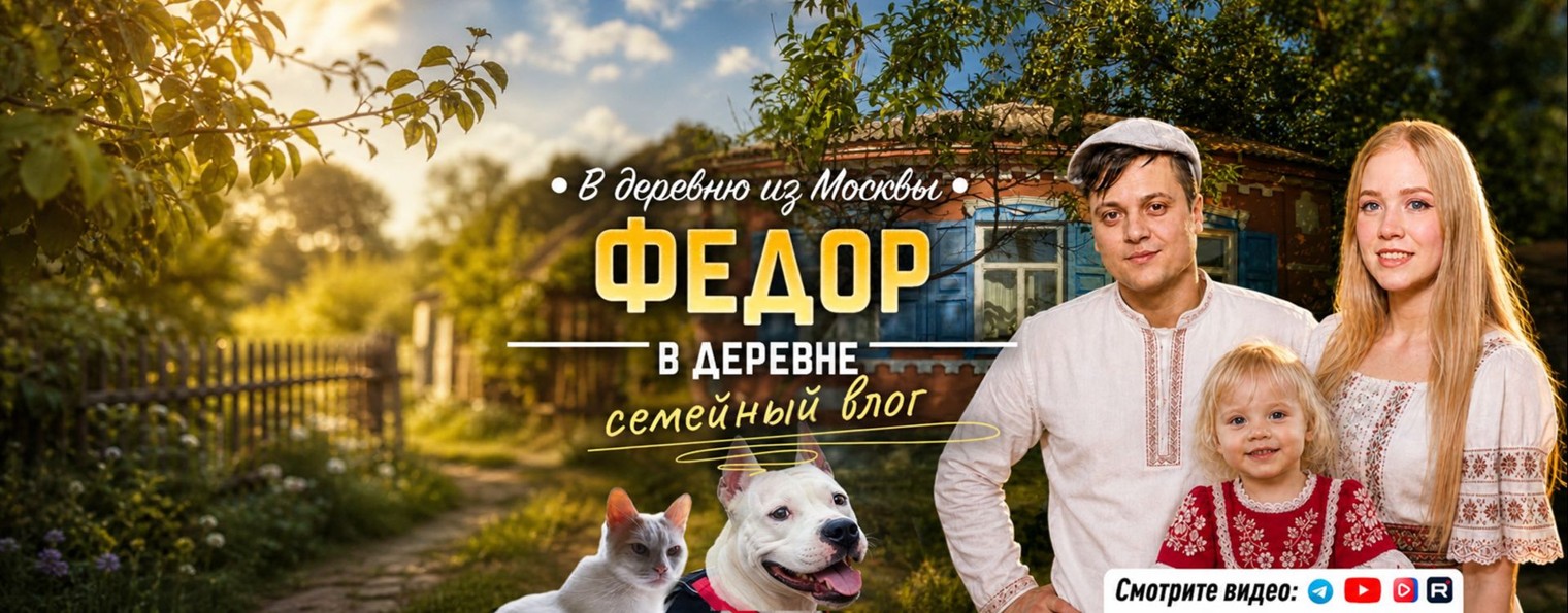 Фёдор в деревне