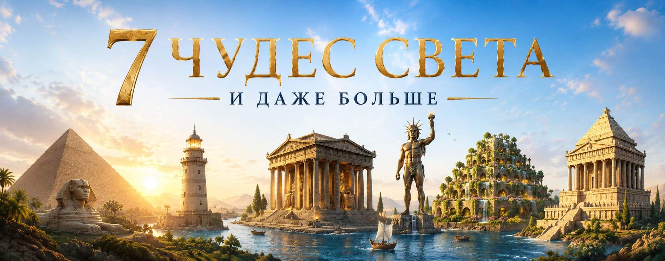 7 ЧУДЕС СВЕТА И ДАЖЕ БОЛЬШЕ