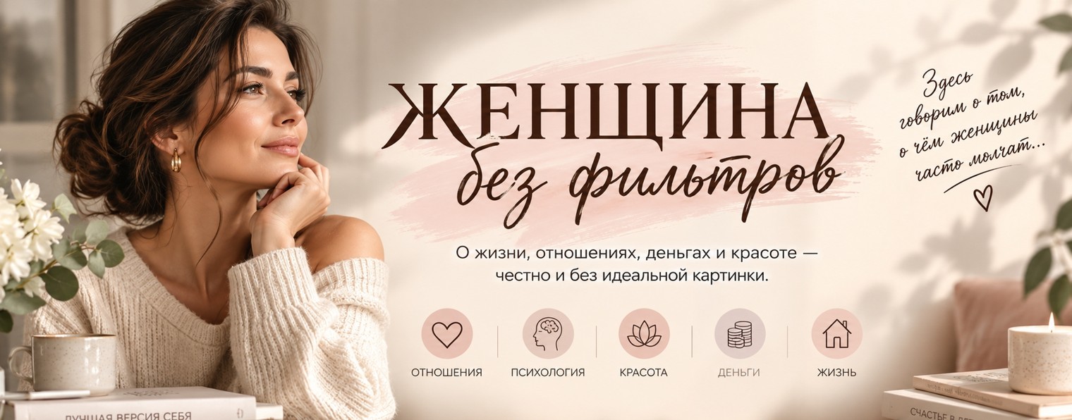 «Женщина без фильтров»✨