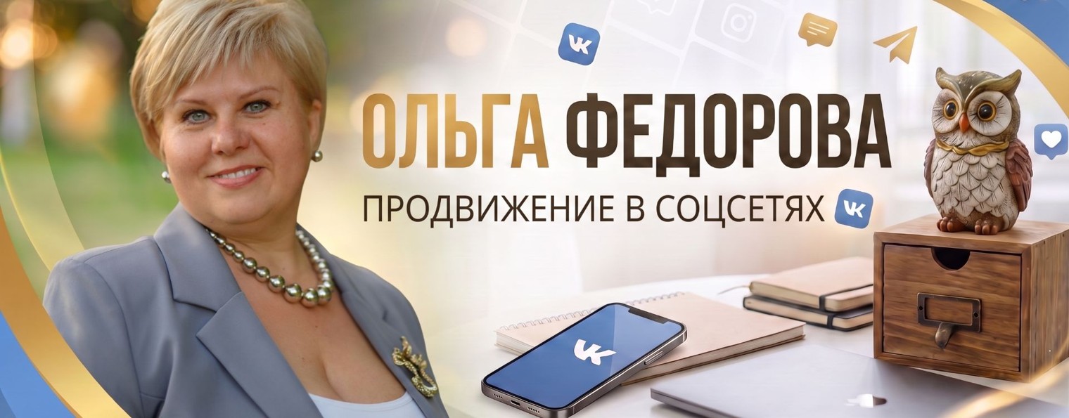 Ольга Федорова/ Продвижение в соцсетях