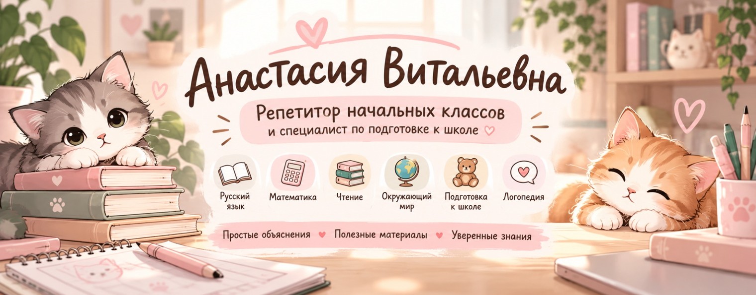 Анастасия I Репетитор начальных классов
