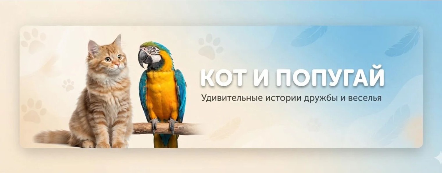 Кот и Попугай