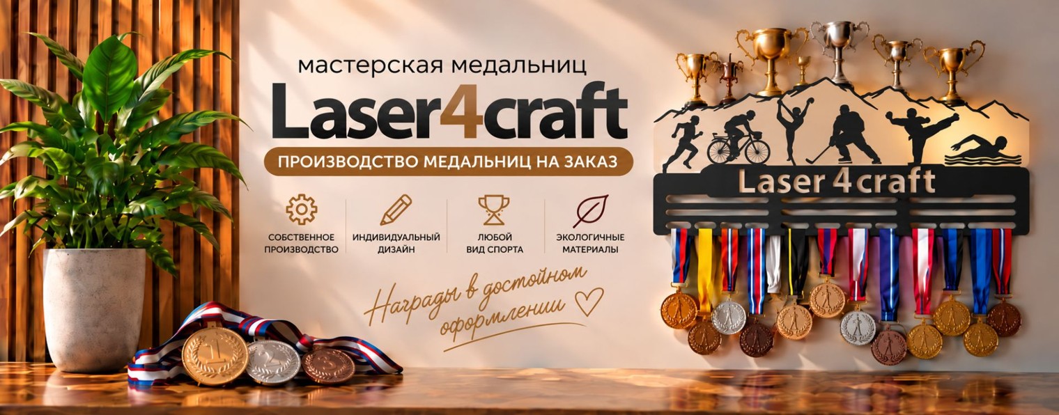 Мастерская медальниц Laser4craft