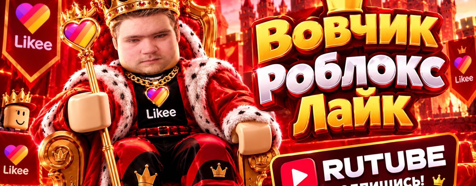 Вовчик Роблокс лайк ✅