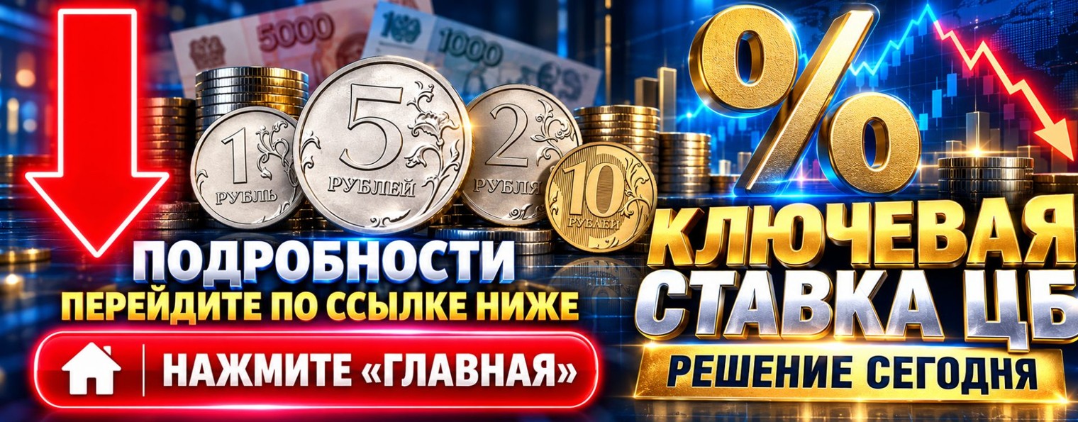 КЛЮЧЕВАЯ СТАВКА ЦБ СЕГОДНЯ: решение, прогноз 23.10
