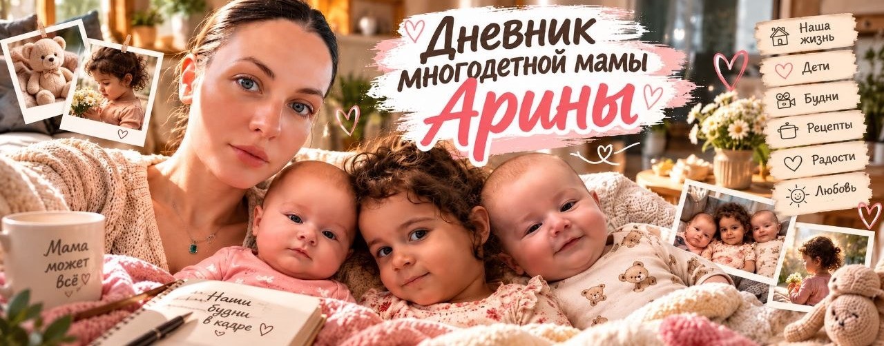 Дневник многодетной мамы Арины