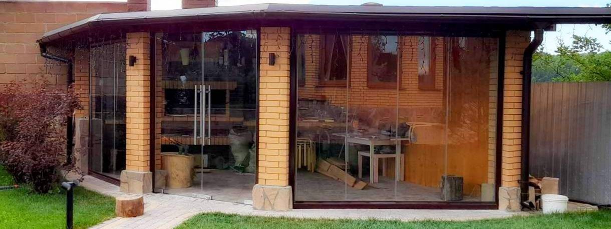 Оптима. Безрамное остекление