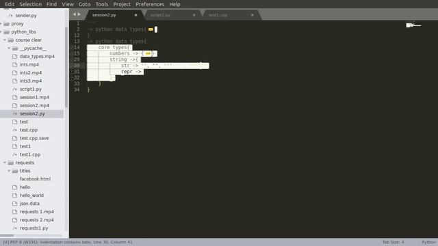 session 2 (introduction to python data types) смотреть онлайн