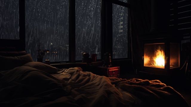 Admire Thunder Rain Music, Relax With Window Rain Music To Relieve Stress And Fatigue смотреть онлайн