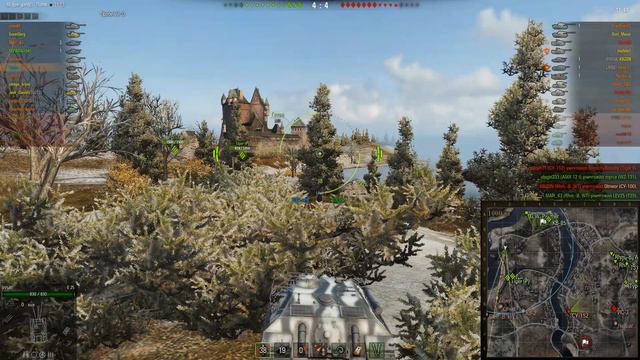 Игра World of Tanks. Взводные покатушки на ПТ для закрытия боевых задач. 6ч. ( смотреть онлайн