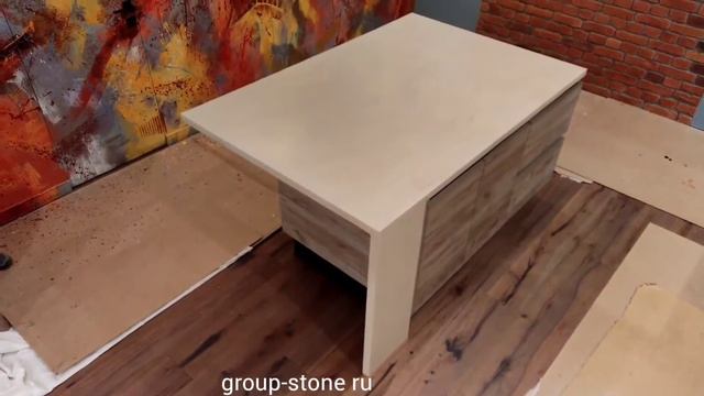 Столешница из искусственного камня Grandex смотреть онлайн