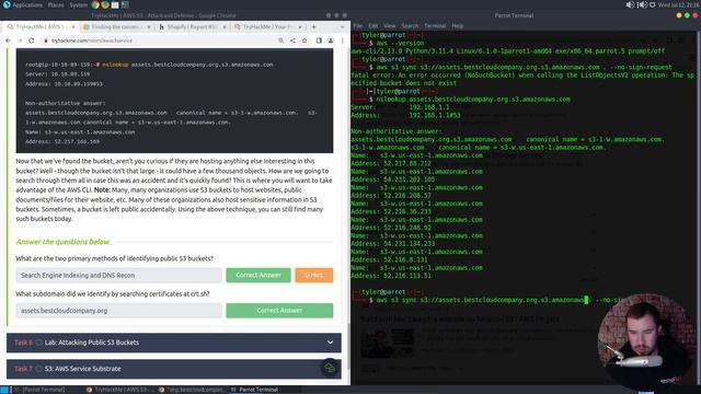 AWS S3 - Attack and Defense --- [Attacking & Defending AWS - TryHackMe - Part 10] смотреть онлайн