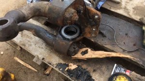 Дошли руки до шкворней ! Роликовый подшипник, за место шайбы скольжения Камаз.