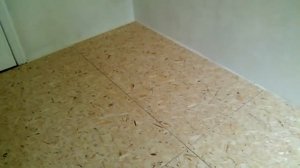 стелим линолеум на осб