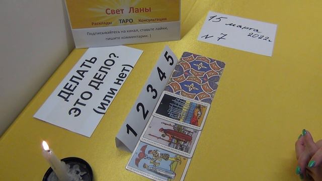 7 - Делать вам в ближайшее время это дело или нет.