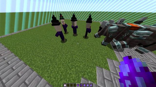 MAGISPELLER VS TEAM RAIDERS W/EPIC FIGHT MOD - MINECRAFT MOB BATTLE смотреть онлайн