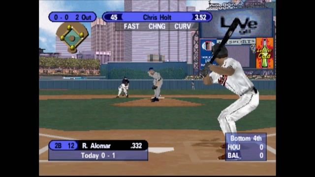 Triple Play 99 (PlayStation) - Houston Astros at Baltimore Orioles смотреть онлайн