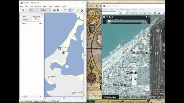 Como pasar puntos de Google Earth a AutoCAD. смотреть онлайн