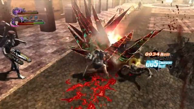 Onechanbara Z2: Chaos 1st Boss Battle смотреть онлайн