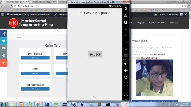 JSON parsing in android using PHP and MySqli смотреть онлайн