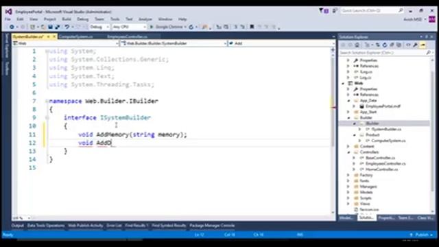 Builder Design Pattern Implementation смотреть онлайн