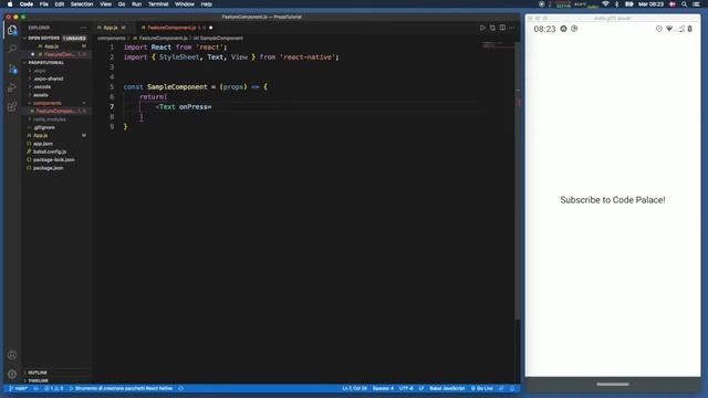 What are Props in React Native? Tutorial смотреть онлайн