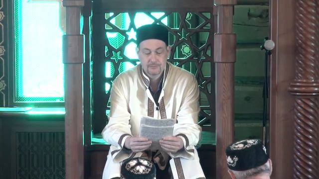 20 04 2018 Наиль хазрат Каримуллин в мечети Казан Нуры читал пятничную проповедь О языке смотреть онлайн