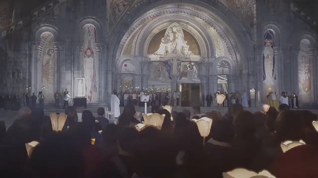 Lourdes Basilique Notre Dame du Rosaire смотреть онлайн