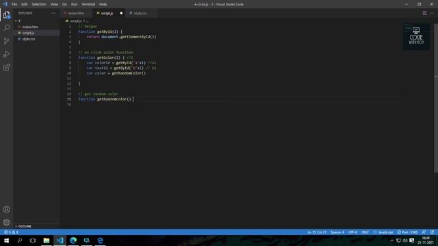 JavaScript Project for Beginners | How to create Automatic Color Palette Generator смотреть онлайн
