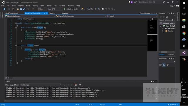 Уроки Unity3d (Урок18) | Збереження прогресу гри. JSON file смотреть онлайн