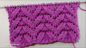 АЖУРНЫЕ ДОРОЖКИ СПИЦАМИ 136 Вязание Узоры спицами