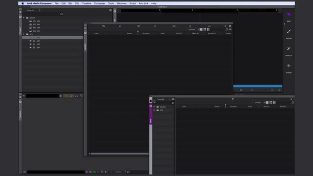 New Interface: Bins and Project - Avid Media Composer Tutorial смотреть онлайн