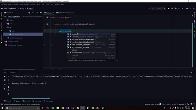 JavaFX 12 Tutorial - 2 - Creating a JavaFX Application смотреть онлайн