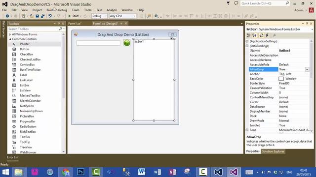 C# Tutorials - How to add Drag And Drop To ListBox смотреть онлайн