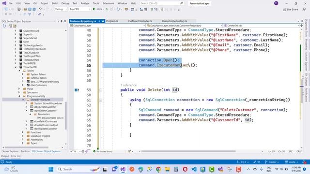 CRUD Operation using Stored Procedure with three tier architecture in ASP.NET CORE смотреть онлайн
