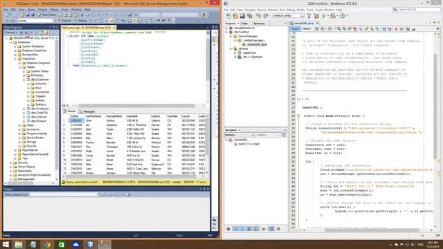 Connect To Local Database With Java смотреть онлайн
