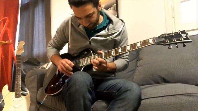 Pink Floyd Time Solo Cover on electric guitar смотреть онлайн