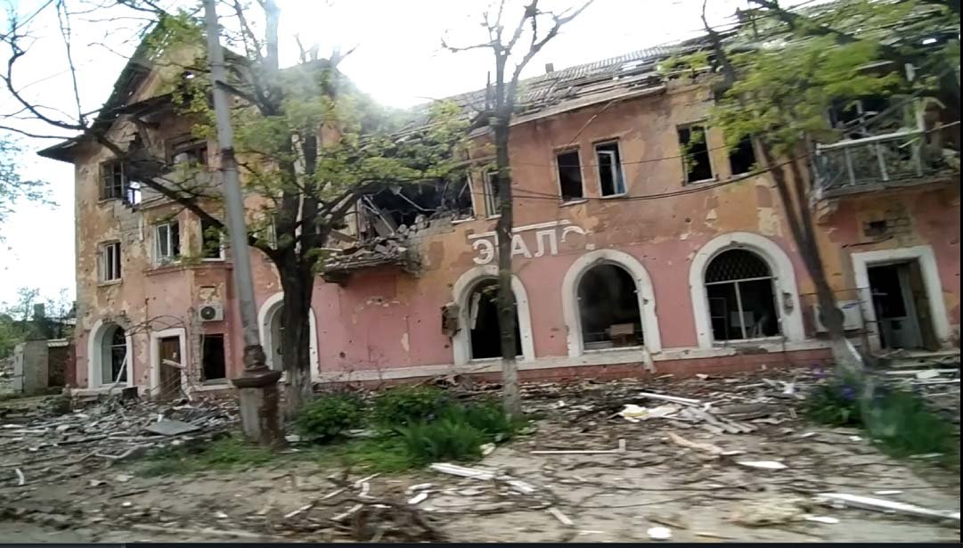 Мариуполь. Левый берег. Проспект Единства от ул. Менделеева до ул. Пашковского смотреть онлайн