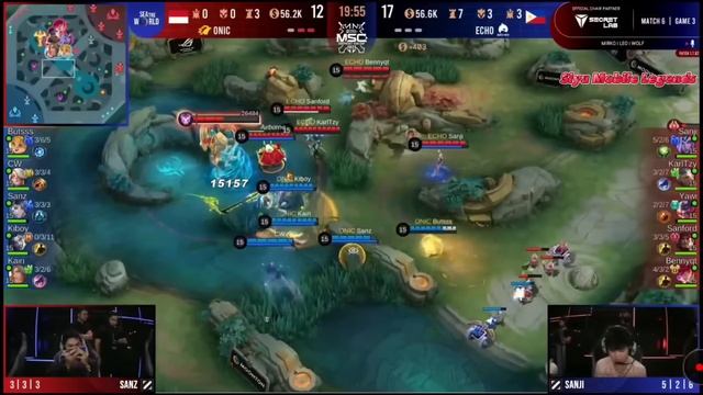 Onic VS Echo Game 3 Highlights MSC 2023 - Mobile Legends