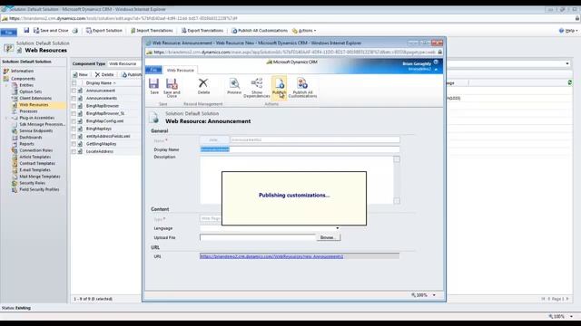 How to create Announcements in Dynamics CRM смотреть онлайн