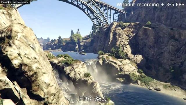 Grand Theft Auto 5 on GT240 Benchmark смотреть онлайн