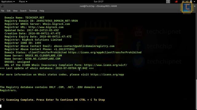 Red Hawk: Website Information Gathering, Vulnerability Scanning Kali Linux Tool [Hindi] смотреть онлайн