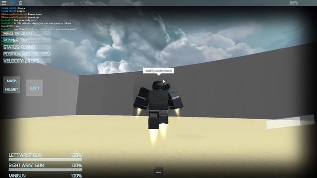 Roblox Iron Man Simulator secret area смотреть онлайн