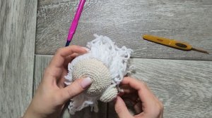 Вяжем гномика (1 часть), рождественский гном, гном крючком / Gnome crocheted